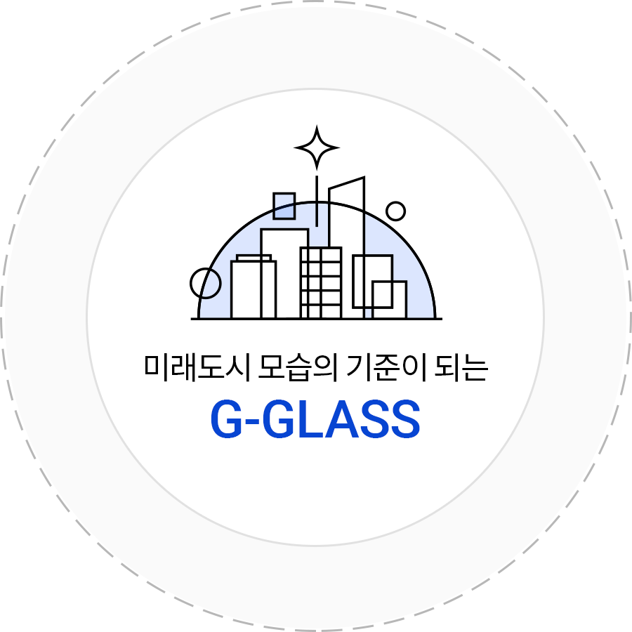 미래도시 모습의 기준이 되는 G-GLASS